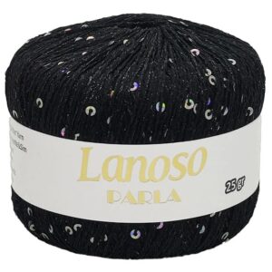 Lanoso Parla Pullu & Simli El Örgü ipi  25g - 6000