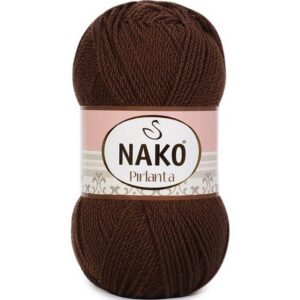 Nako Pırlanta El Örgü ipi - Kahve 3303