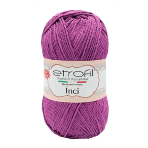 Etrofil İnci El Örgü ipi 100g - Mor - 70660