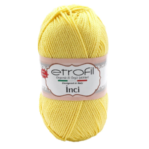 Etrofil İnci El Örgü ipi 100g - Açık Sarı - 72008
