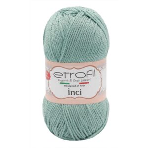 Etrofil İnci El Örgü ipi 100g - Su Yeşili - 74021