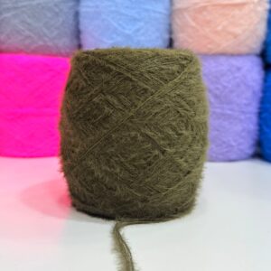 Tavşan Tüyü ip El Örgü ipi  200g Haki