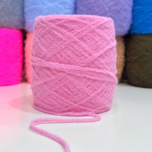 Tavşan Tüyü ip El Örgü ipi  200g Pembe