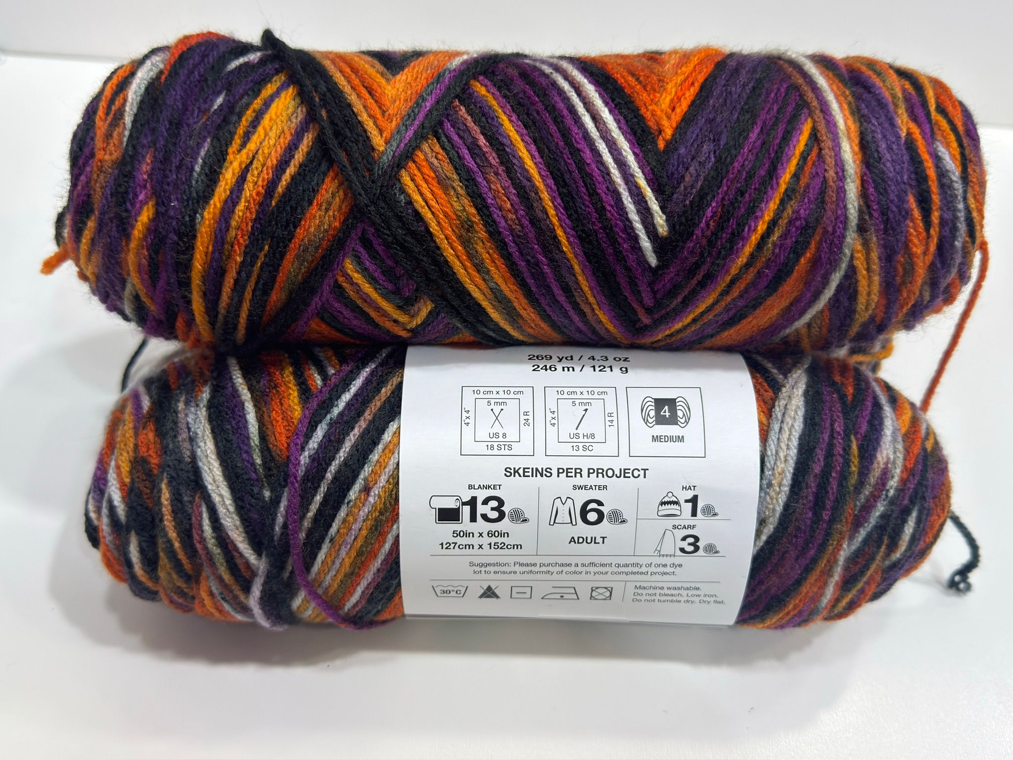 İhraç Fazlası Amerikan Sarım El Örgü İpi - Ebruli - Görsel 4