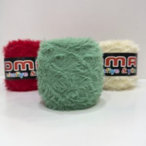 Alternative view of Tavşan Tüyü ip El Örgü ipi  200g Yeşil