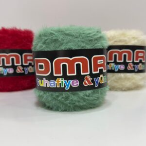 Tavşan Tüyü ip El Örgü ipi  200g Yeşil