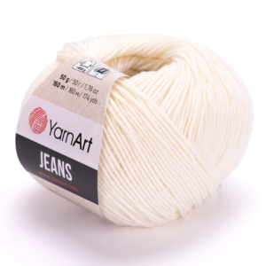 YarnArt Jeans  Cotton Örgü ipi 50g - Krem 03