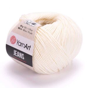 YarnArt Jeans  Cotton Örgü ipi 50g - Ekru 05