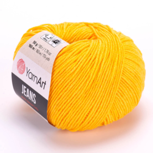 YarnArt Jeans  Cotton Örgü ipi 50g - Sarı 35