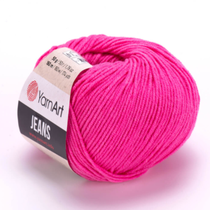 YarnArt Jeans  Cotton Örgü ipi 50g - Şeker Pembe 42