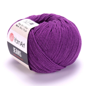 YarnArt Jeans  Cotton Örgü ipi 50g - Mor 50