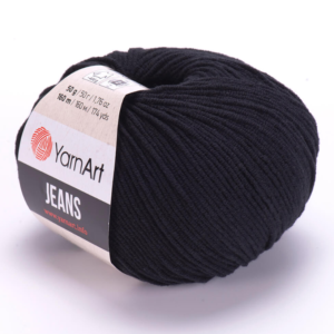 YarnArt Jeans  Cotton Örgü ipi 50g - Siyah 53