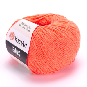 YarnArt Jeans  Cotton Örgü ipi 50g - Açık Turuncu 61