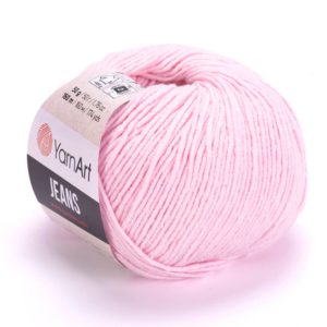 YarnArt Jeans  Cotton Örgü ipi 50g - Açık Pembe 74