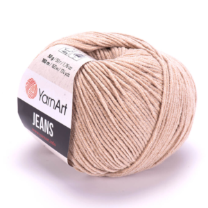 YarnArt Jeans  Cotton Örgü ipi 50g - Süt Kahve 87
