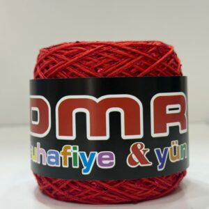 Alternative view of Pullu Koton El Örgü İpi 100gr - Kırmızı