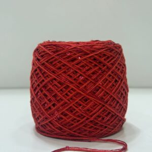 Pullu Koton El Örgü İpi 100gr - Kırmızı